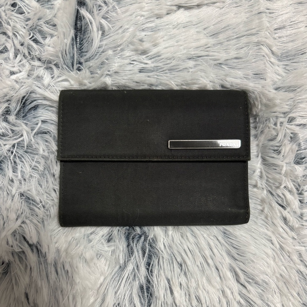 Nylon PRADA compact wallet